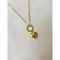 925 Heart Necklace, Lover Pendant Gold | Etsy (US)