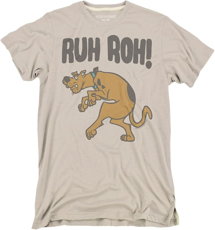 Popfunk Official Scooby Doo! Collection Slim Fit Ultrasoft Tri-Blend T-Shirt Collection | Amazon (US)