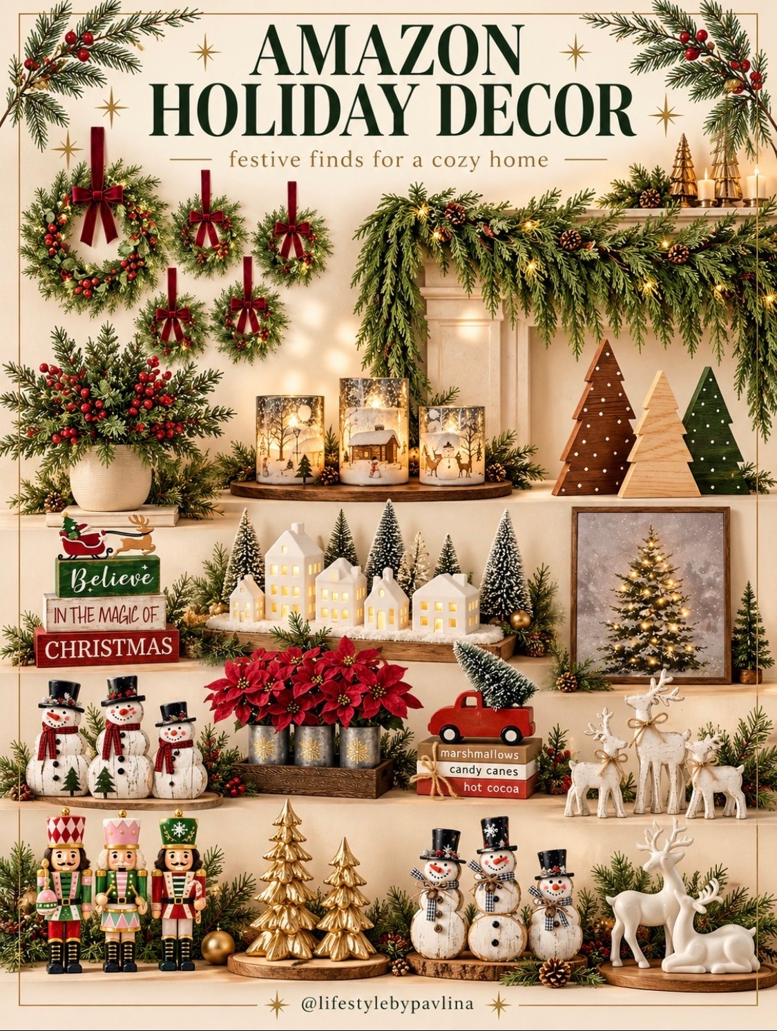 Amazon Holiday Decor

Everything is so affordable but looks way more expensive, decorate your entire home with these Amazon products

#LTKHome #LTKSaleAlert #LTKSeasonal