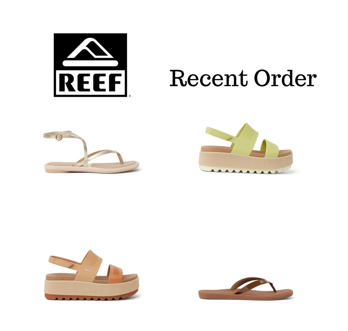 Made a new @reef order- can’t wait to try these shoes and style them! 