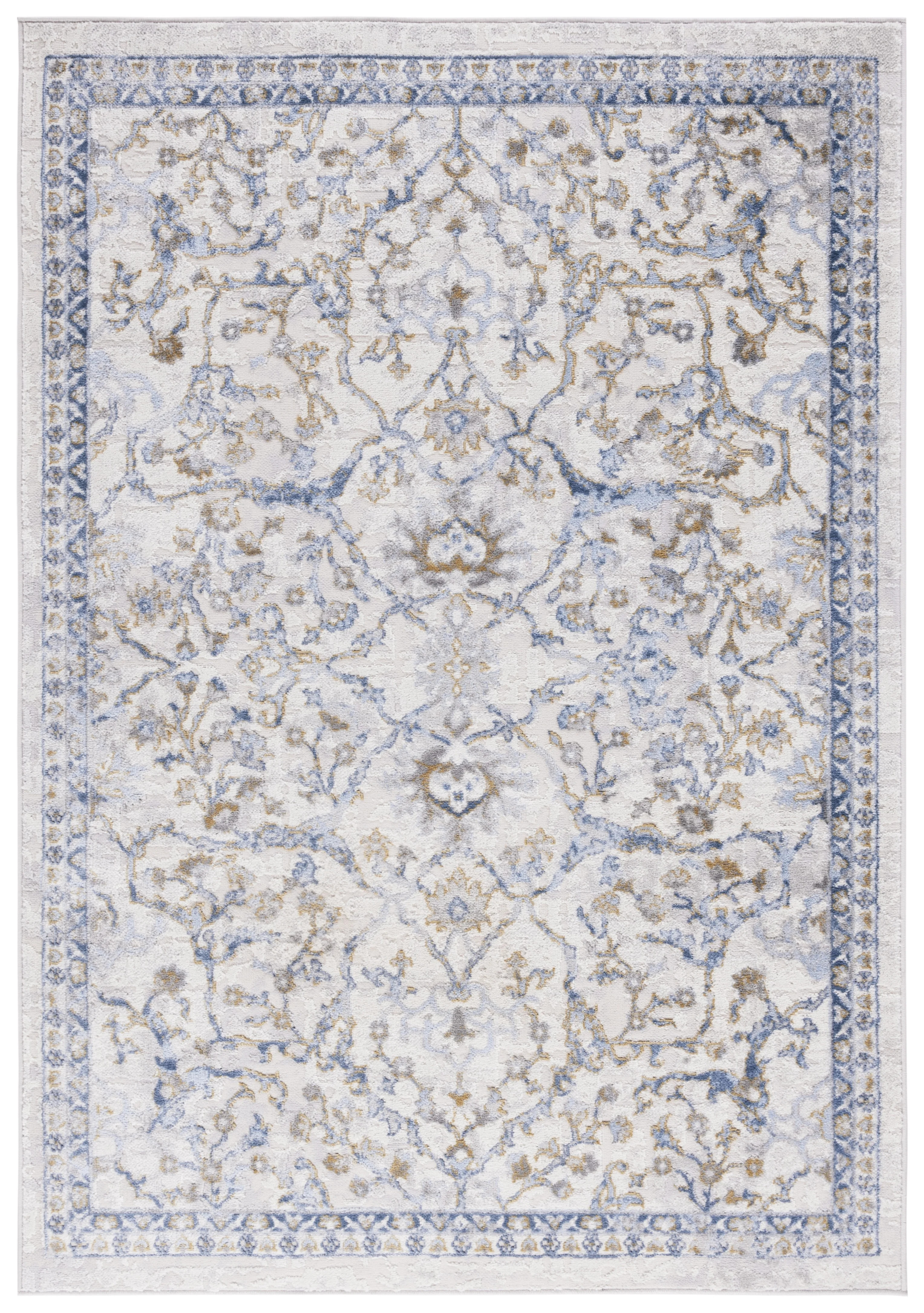 Safavieh Palma Isidora Oriental Area Rug, Beige/Light Blue, 5' x 7' - Walmart.com | Walmart (US)