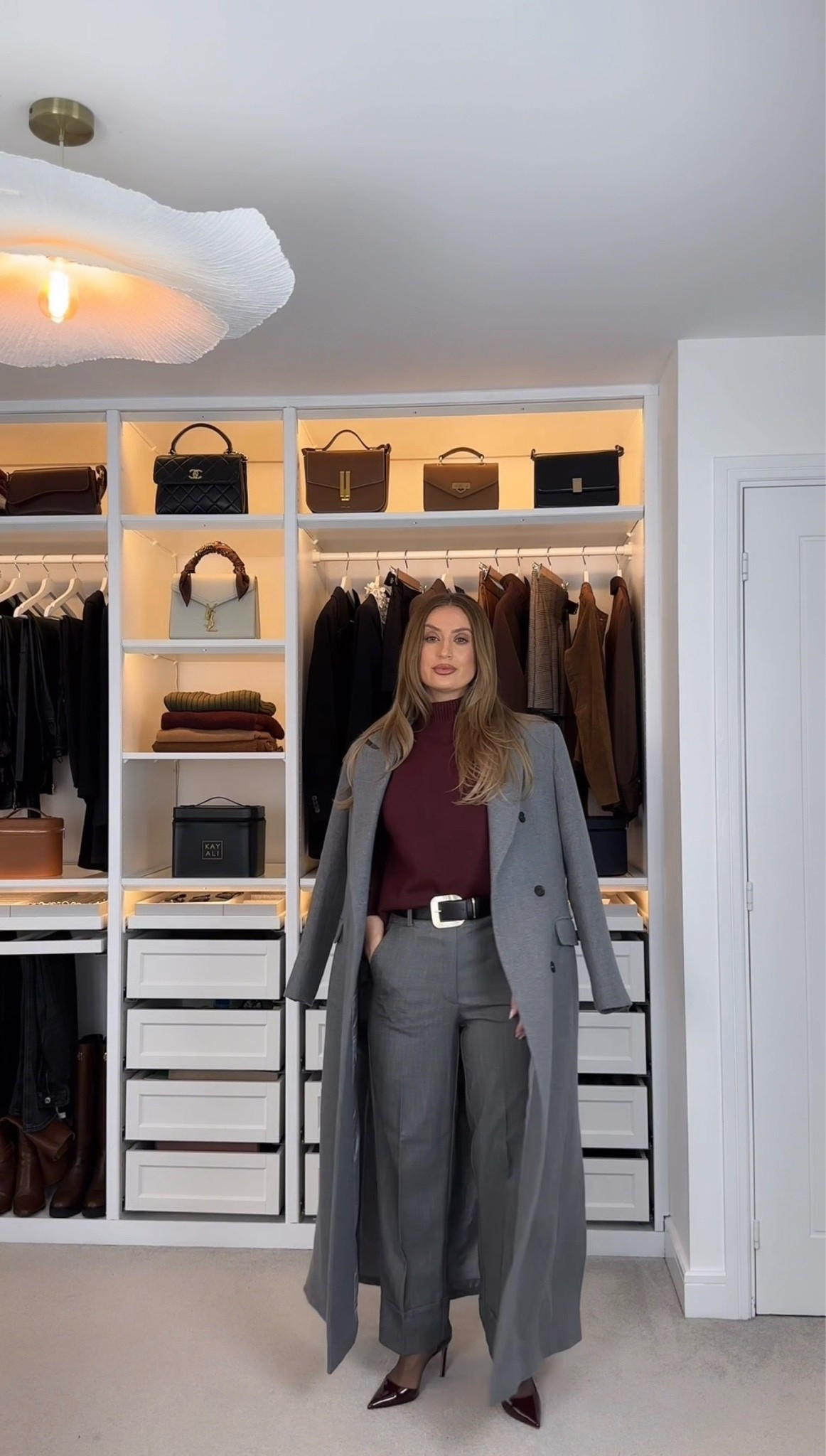 Autumn outfit with grey long coat

#LTKuk #LTKautumn #LTKeurope