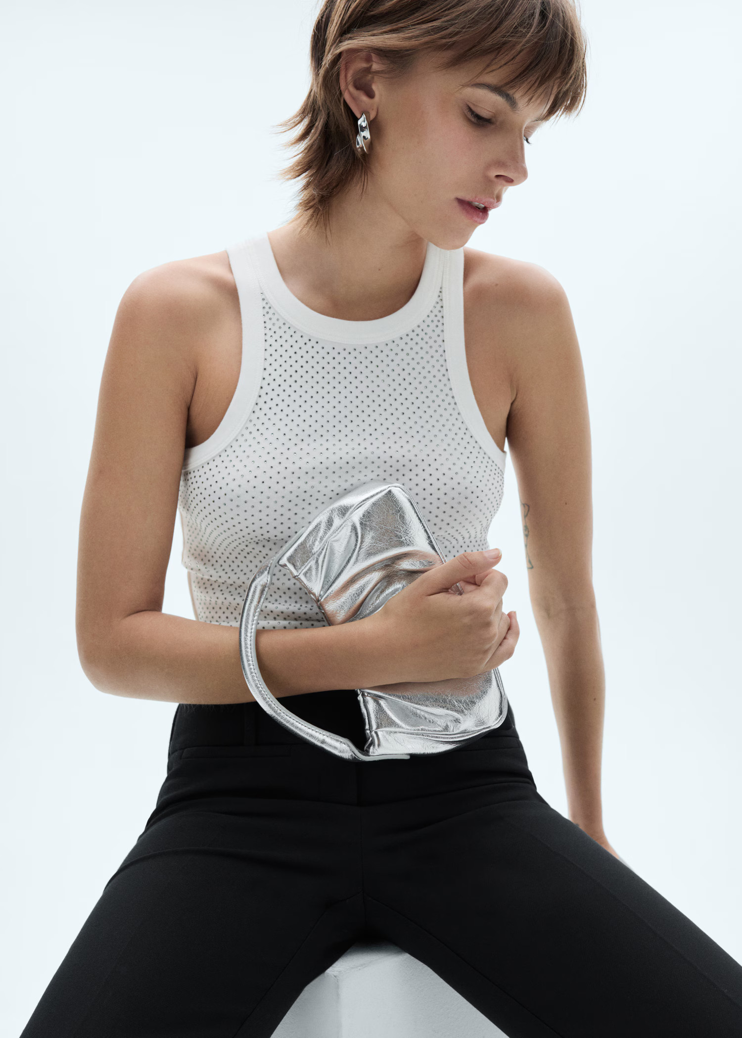 Quilted chain bag - Women | MANGO USA | Mango (US/MX/AU)