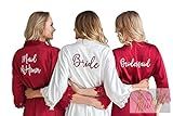 Bridesmaid Gift, Bridesmaid Robes, Wedding Day Robe, Bride Robe, Personalized Robes, Bridal Party Gi | Amazon (US)
