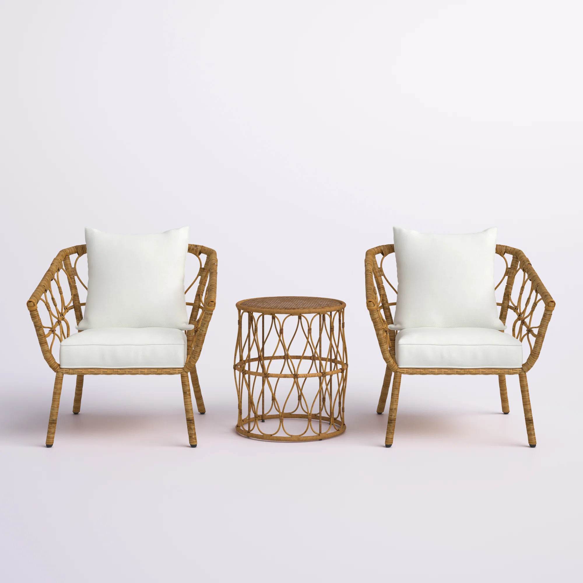 Mistana™ Falcone 3 Piece Seating Group with Cushions & Reviews | Wayfair | Wayfair North America