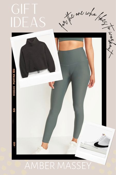 Gift Ideas for Her | Gift Guide for the one who loves to workout. Leggings and Sherpa are from Old Navy paired with some Nike’s and slouch socks. 

#LTKsalealert #LTKshoecrush #LTKGiftGuide