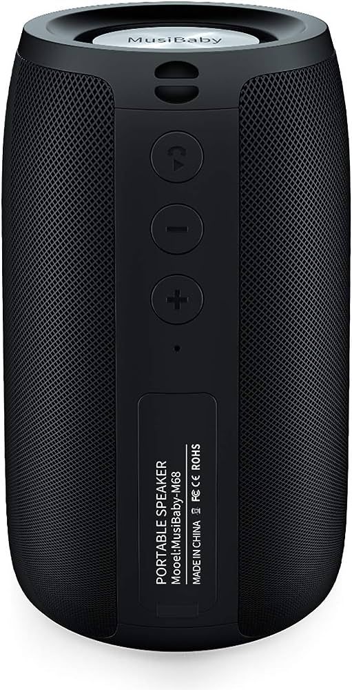 Bluetooth Speaker,MusiBaby Speaker,Wireless,Outdoor, Waterproof,Portable Speaker,Dual Pairing, Bl... | Amazon (US)