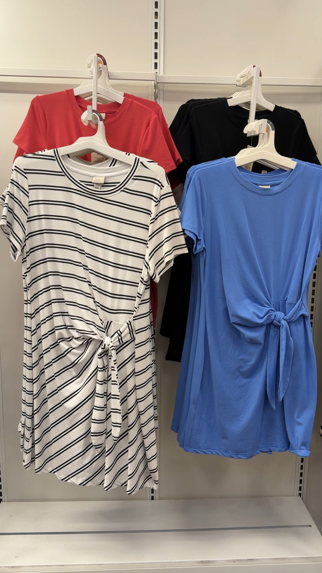 The cutest and comfiest tie front t shirt dresses at @Target 

#LTKootd