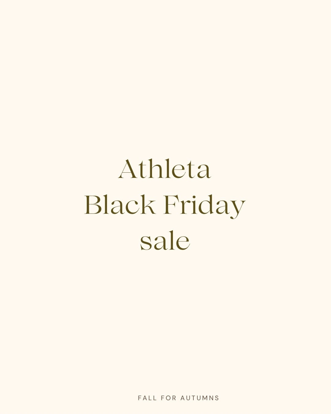 True autumn, Darla autumn, soft autumn, athletA Black Friday sale

#LTKActive #LTKCyberWeek #LTKMidsize