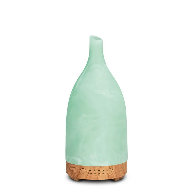 Health Touch Marble Diffuser, 7 LED Color Options, Green | Walmart (US)