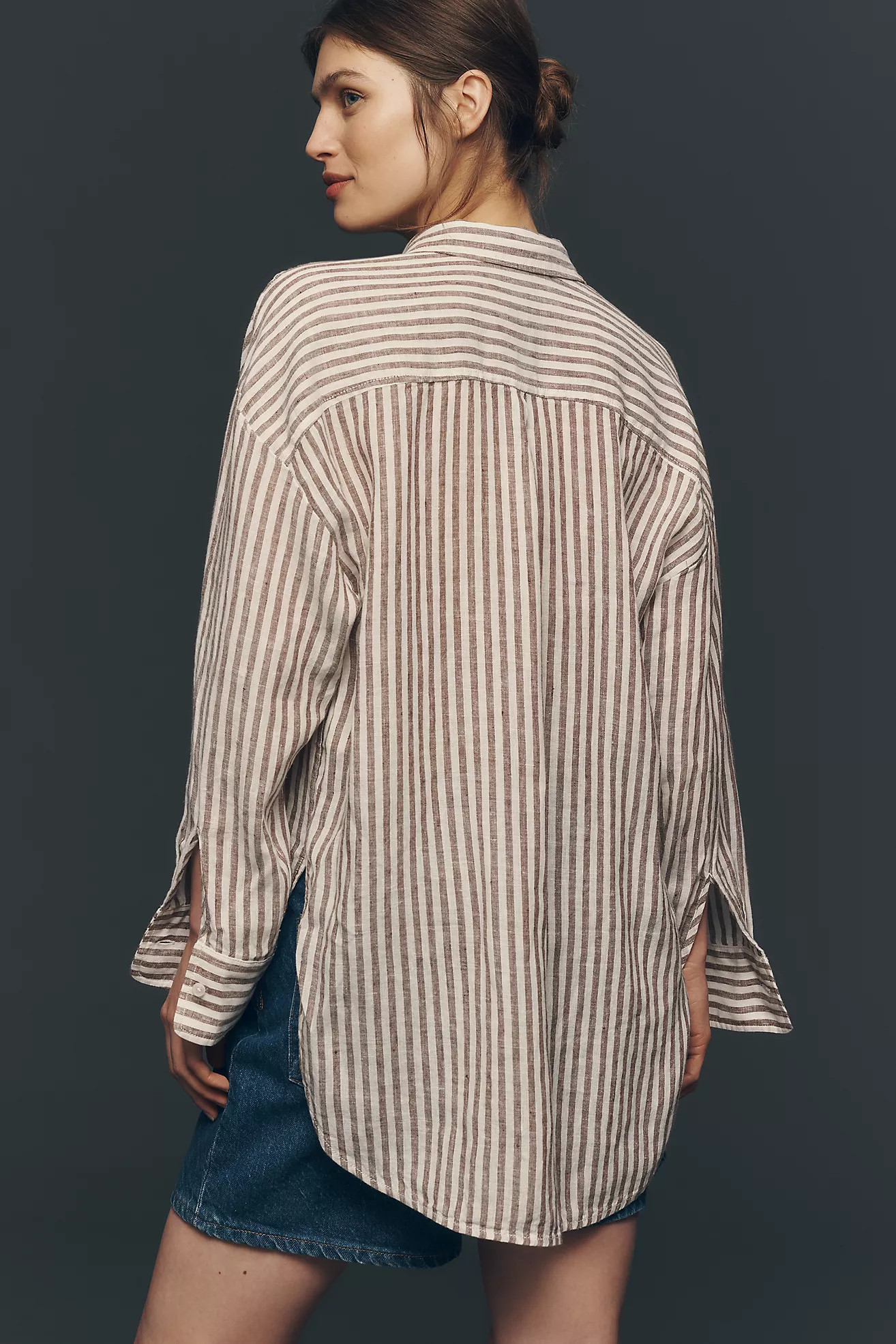 Bennet 100% European Linen Buttondown Shirt | Anthropologie (US)