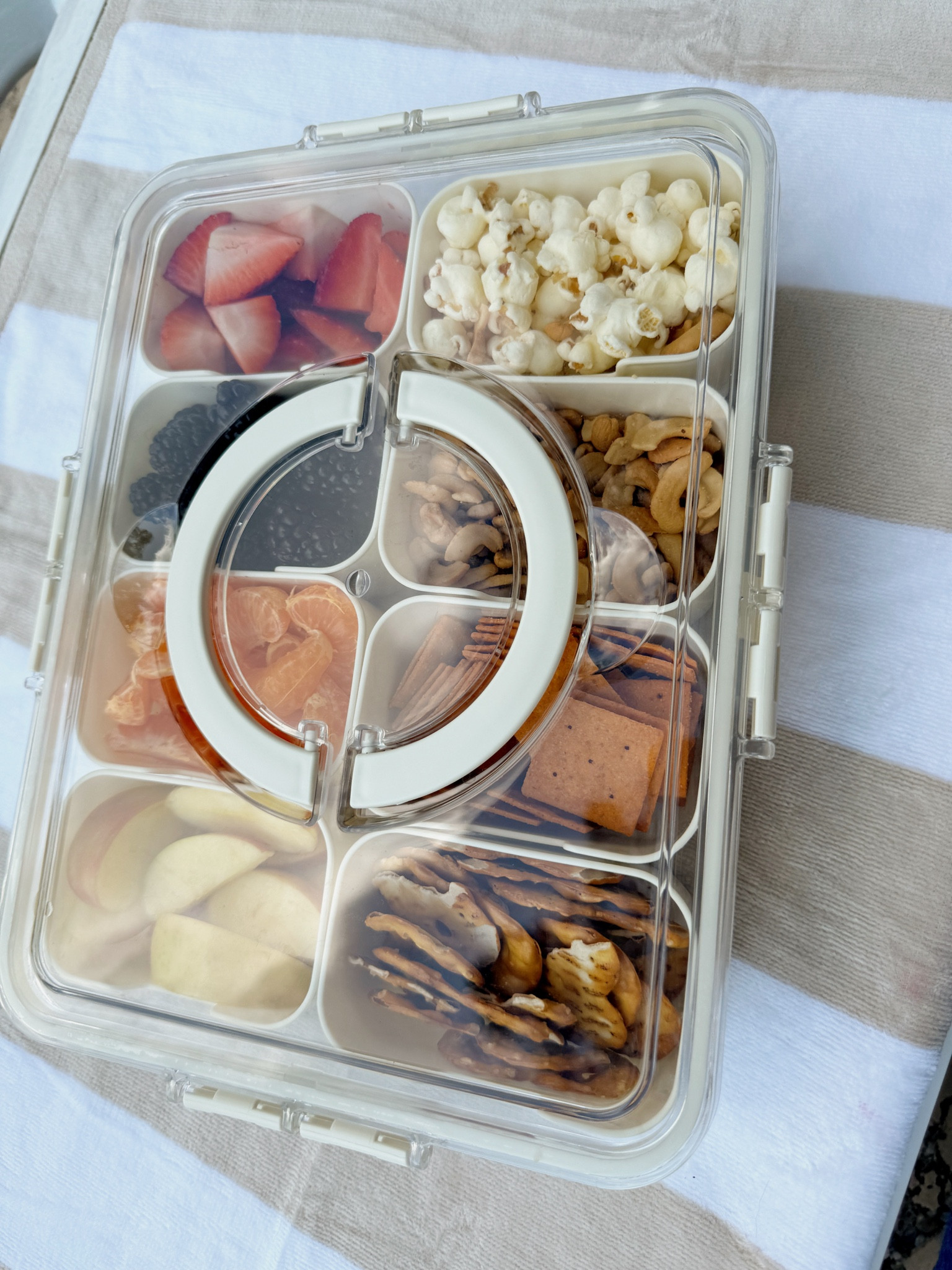 This snackle box was a hit at the pool!  The girls loved having a variety of snacks and I loved having an easy to carry container!!! Win, Win 🏆 

Amazon finds, Amazon favorites, amazon home, Amazon must haves, summer essentials, summer pool must haves, found it on Amazon 

#LTKSwim #LTKFamily #LTKKids