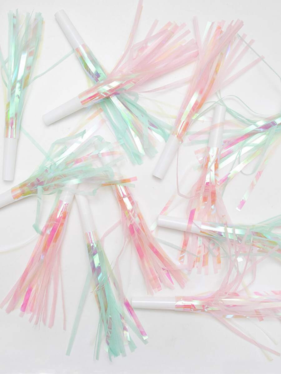 6pcs Mixed Color Party Holographic Horn SKU: sh2203218818128834(100+ Reviews)$1.60$2.00-20%S3 Exc... | SHEIN