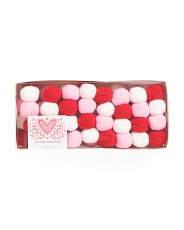 6ft Valentines Pompom Garland | TJ Maxx