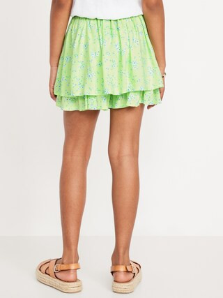 Printed High-Waisted Swing Skort for Girls | Old Navy (US)