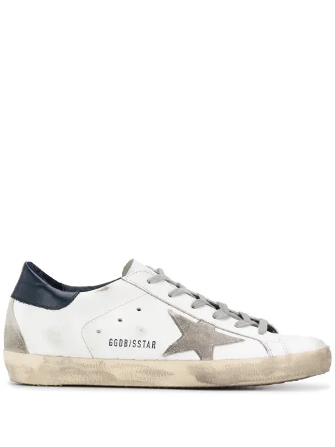 Golden Goose Superstar distressed-finish Sneakers - Farfetch | Farfetch (US)