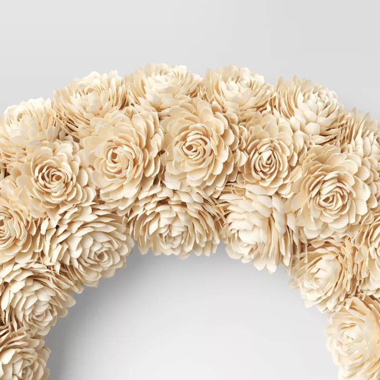 Shola Wreath White - Threshold™ | Target