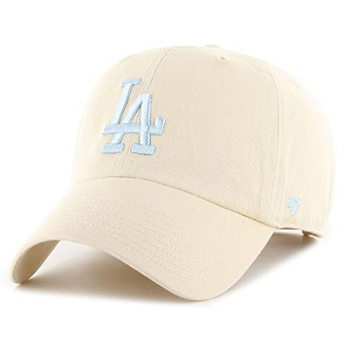47 Brand Strapback Cap CLEAN UP Los Angeles Dodgers natural | Amazon (US)