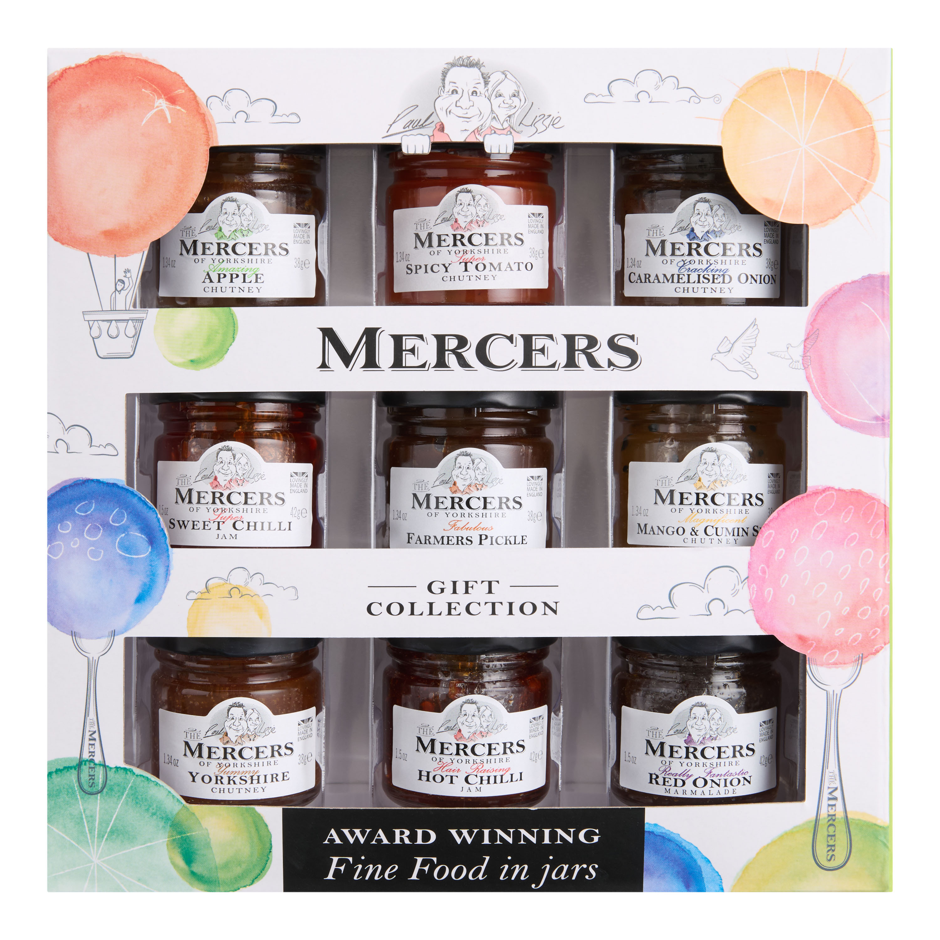 Mercers Mini Savory Chutneys Gift Set 9 Pack | World Market