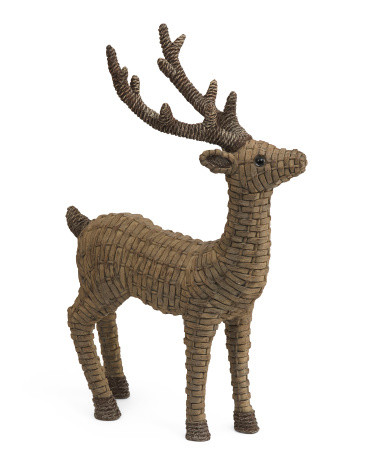 Rattan Reindeer Decor | TJ Maxx