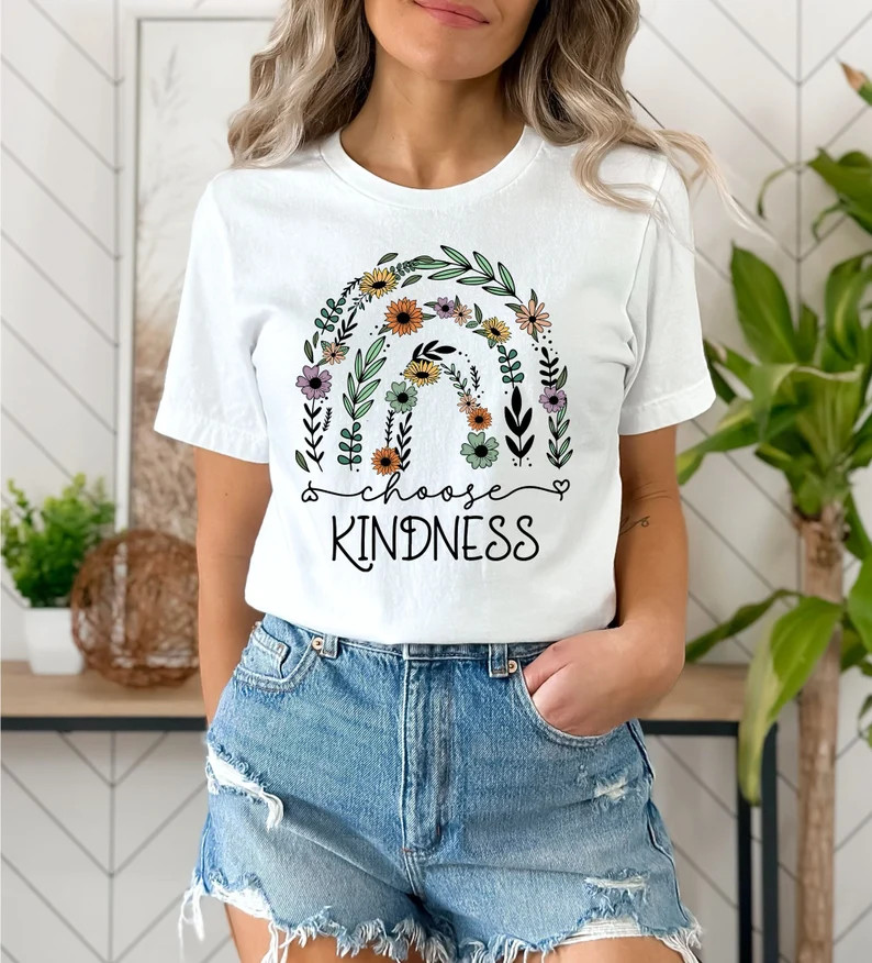 Choose Kindness Shirt, Kindness Shirt, School Counselor Shirt, Teacher Shirts, Teacher Team Shirt... | Etsy (US)