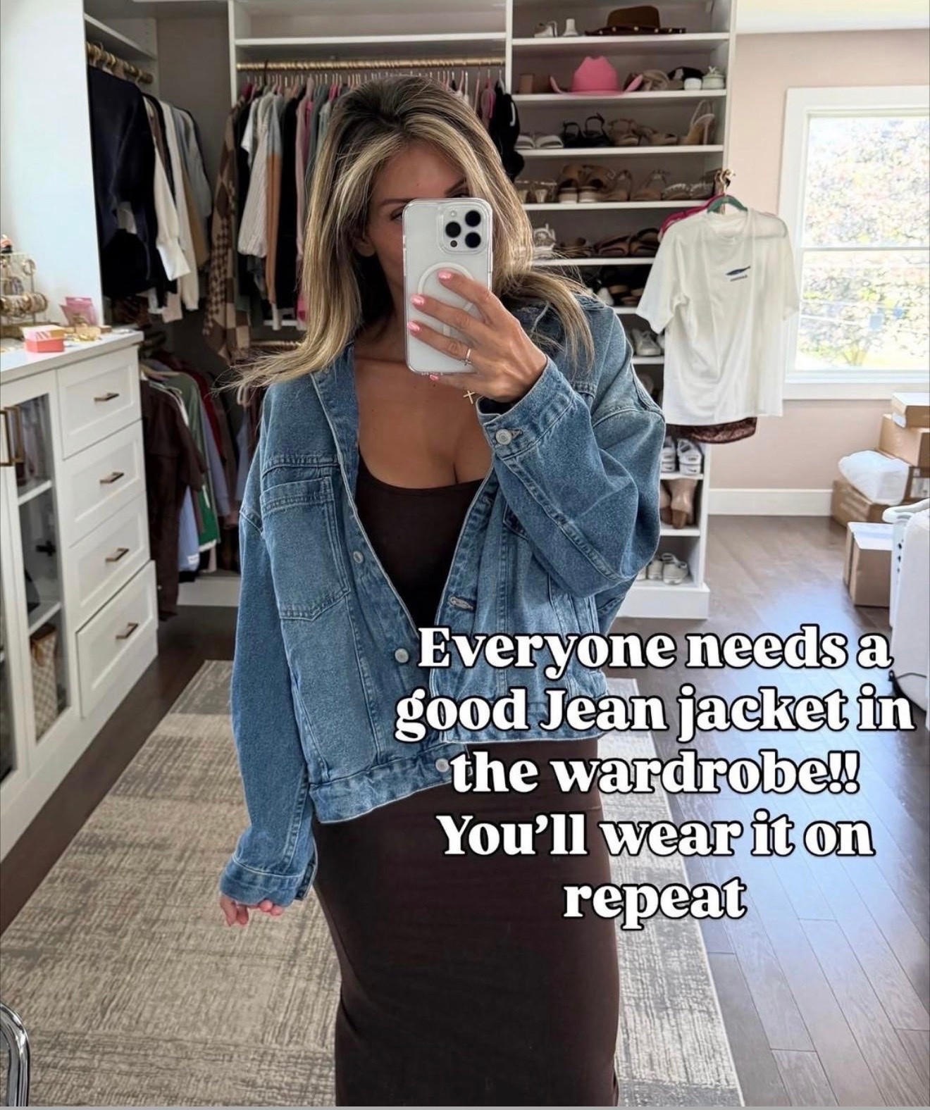 The best denim jacket!

#LTKootd #LTKgrwm #LTKmomlife