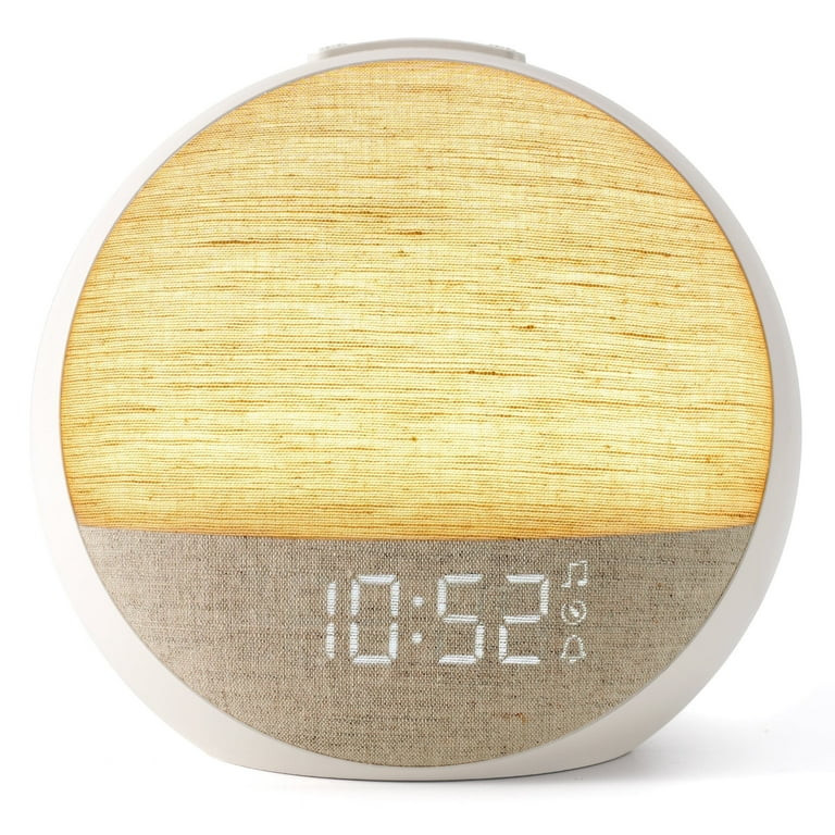 Sunrise Alarm Clock Wake Up Sunlight with Sound Machine & Dimmable Night Light for Bedrooms Clock | Walmart (US)