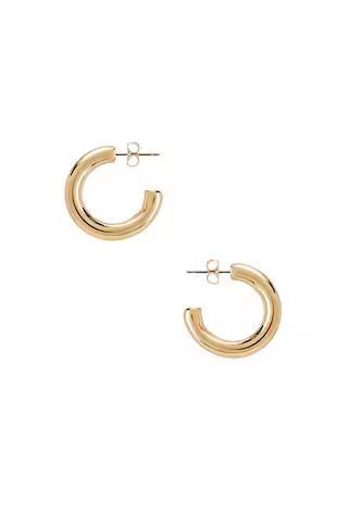 Five and Two Harper Chunky Hoop Earrings in Gold from Revolve.com | Revolve Clothing (Global)