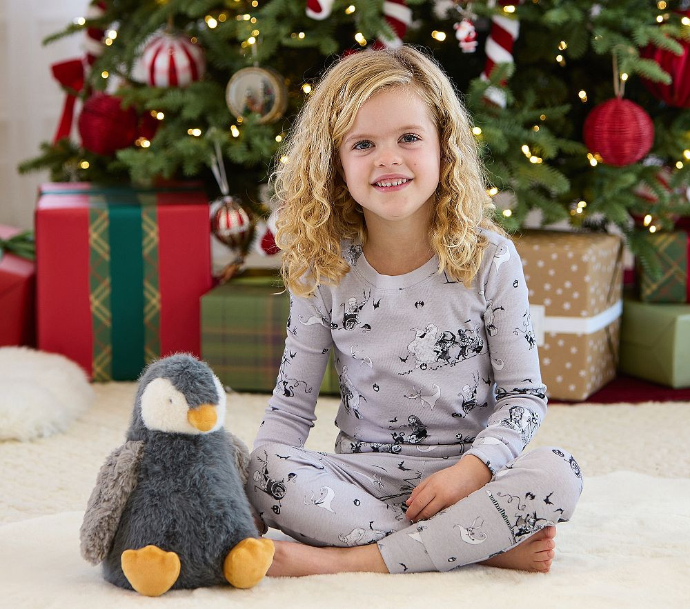 The Nightmare Before Christmas Organic Cotton Tight Fit Kid Pajama Set | Pottery Barn Kids