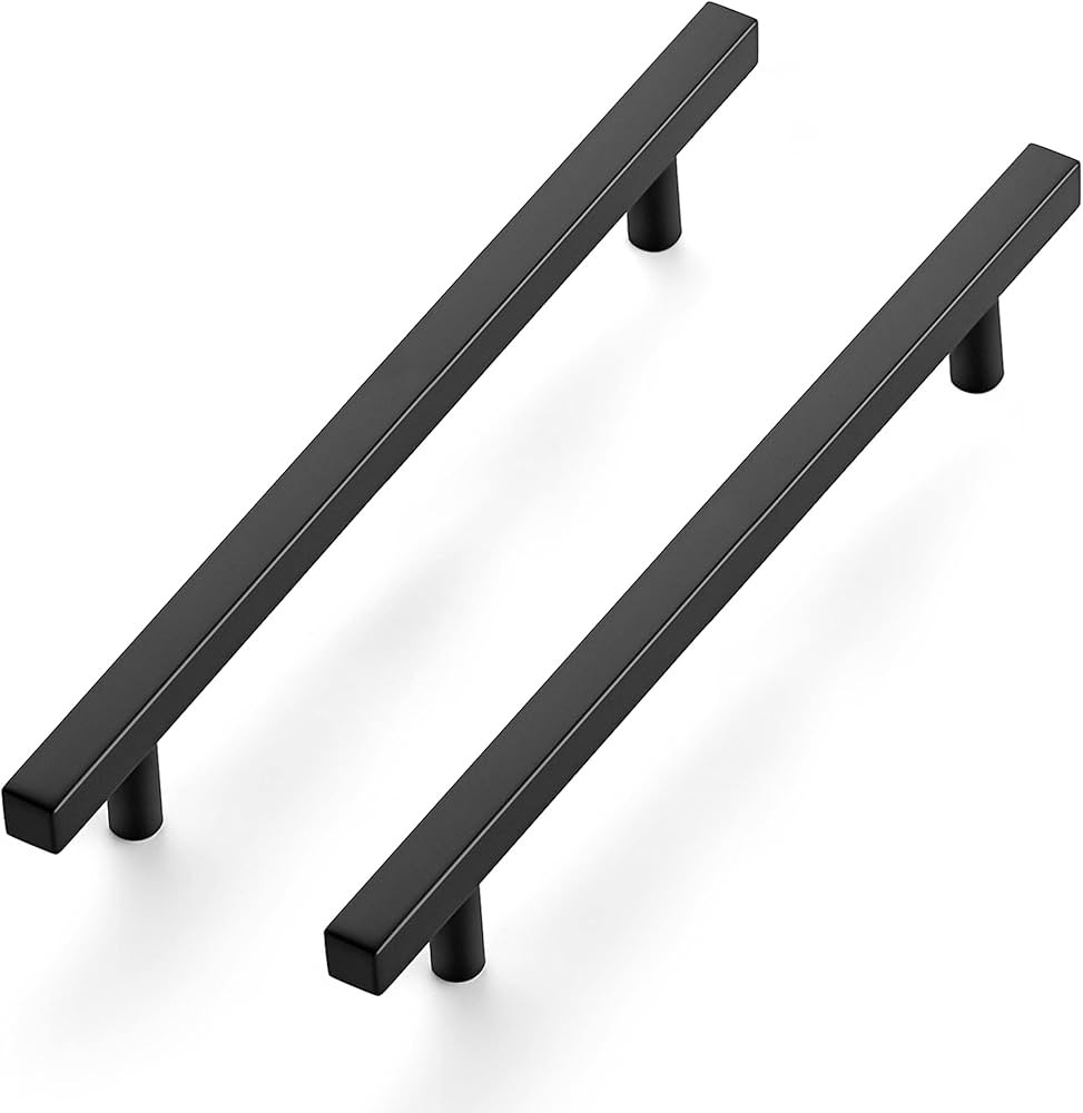 Ravinte 30 Pack 10" Square Cabinet Pulls Matte Black Stainless Steel Kitchen Cupboard Dresser Han... | Amazon (US)