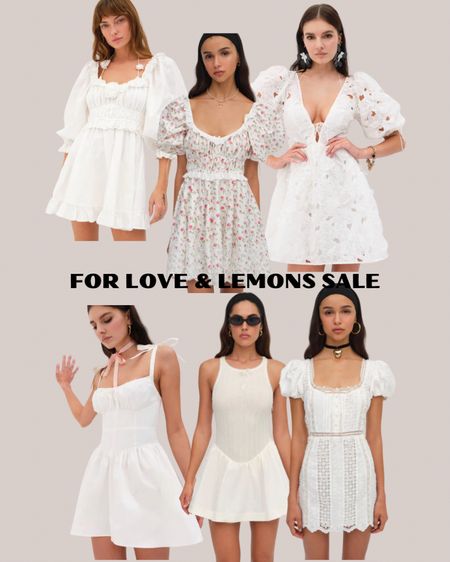 For love and lemons sale 
White mini dress
Bride to be 


#LTKStyleTip #LTKSaleAlert
