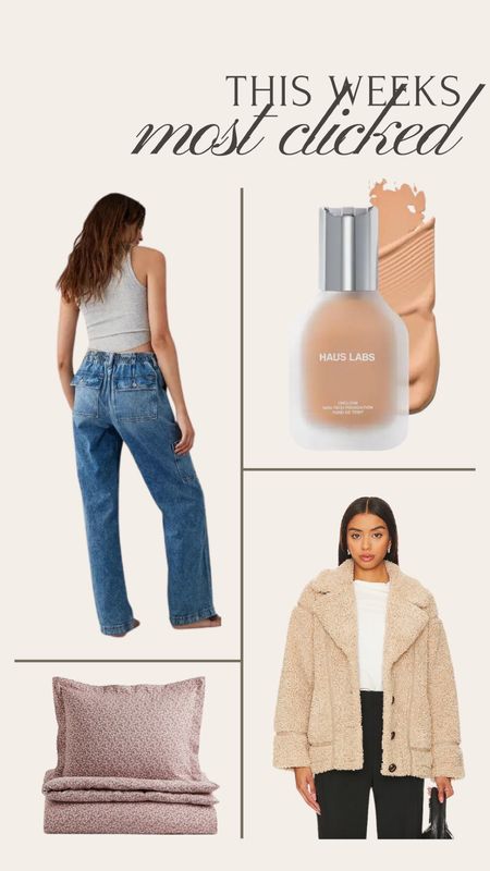 this weeks most clicked #mostclicked #thisweeksbestsellers #bestseller #musthave #mostwanted #cargo #cargojeans #foundation #makeupmusthave #makeupfavs #beautyfinds #beautymusthave #sherpa #sherpajacket #coldweather

#LTKfindsunder100 #LTKbeauty #LTKsalealert