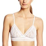 eberjey Women's Amaya Bralet, White, Large | Amazon (US)