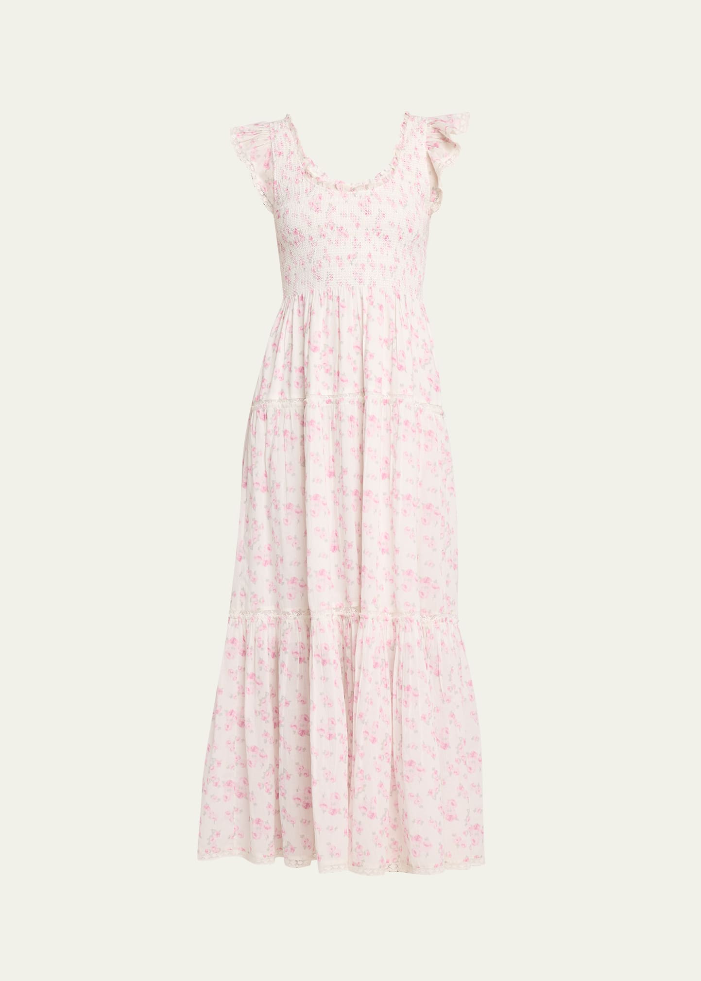 LoveShackFancy Chessie Floral Maxi Dress | Bergdorf Goodman