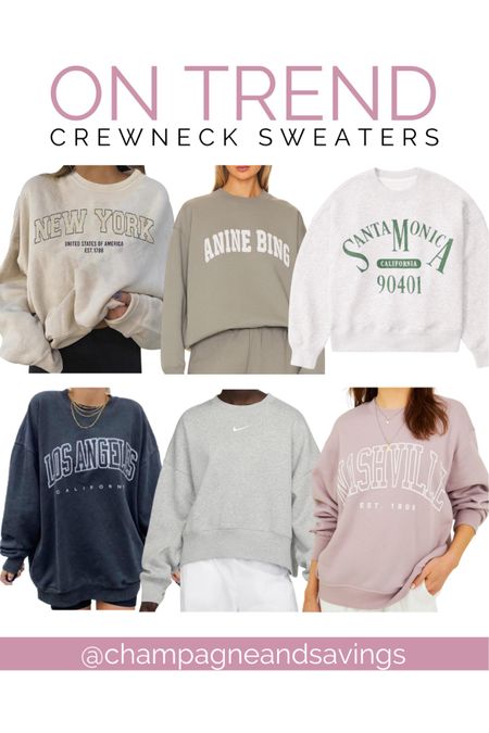 Crewneck sweatshirts are my #1 most purchased item. Hard to resist these crew neck sweatshirts when they’re the perfect addition to a comfy casual outfit! They work as loungewear, for a running errands outfit, workout outfit, coffee date outfit and really just any occasion where athleisure is the vibe. 

#LTKSeasonal #LTKfindsunder100 #LTKstyletip