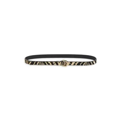 Madewell Genuine Calf Hair Western Belt in Espresso Bean Multi at Nordstrom, Size X-Small | Nordstrom
