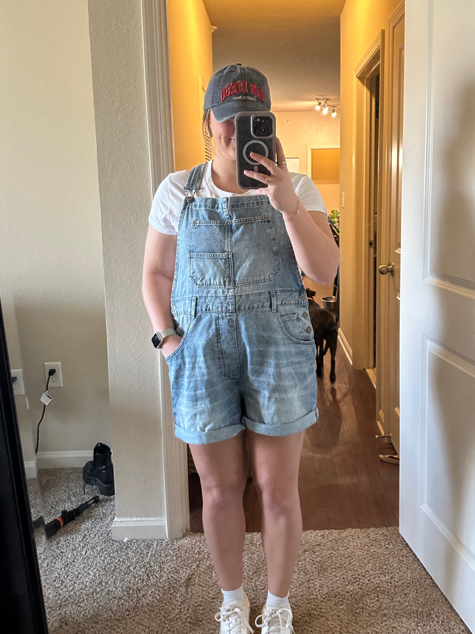 Yall when I say free people has the best overalls im not lying… I definitely could have gotten a medium in these but they are nice and oversized:) 

#LTKmidsize #LTKU #LTKSeasonal