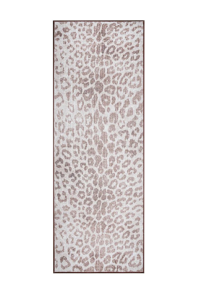 Miya Leopard Brown Washable Rug | My Magic Carpet