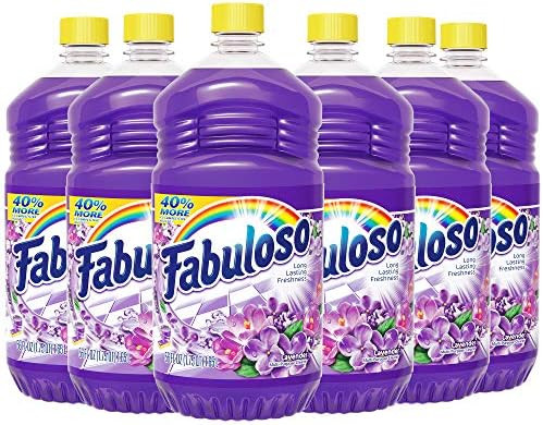 Fabuloso All Purpose Cleaner, Lavender, Bathroom Cleaner, Toilet Cleaner, Floor Cleaner, Shower and  | Amazon (US)