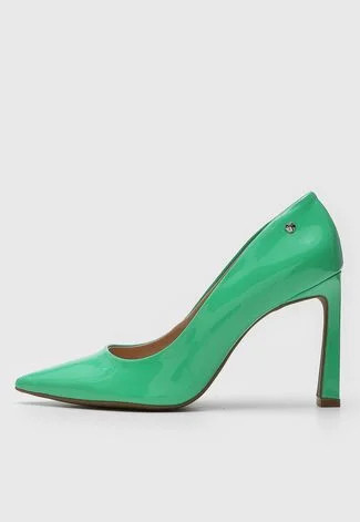 Scarpin My Shoes Verniz Verde | Dafiti (BR)