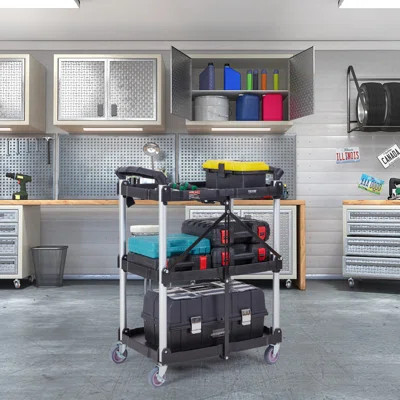 32.76'' H x 25.62'' W Utility Cart with Wheels | Wayfair North America