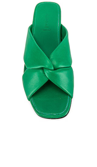 ALUMNAE Turban Slide Sandal in Cactus from Revolve.com | Revolve Clothing (Global)