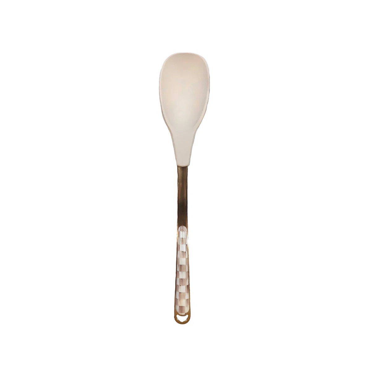 Mocha Check Spoon | Wayfair North America
