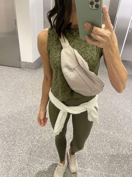 Labor Day travel outfit for the plane to Belize! This Target athleisure outfit is so comfortable with a cropped top and high waist, I sized down in both. Fanny belt bag comes in several colors. 
#competition


#LTKstyletip #LTKsalealert #LTKtravel