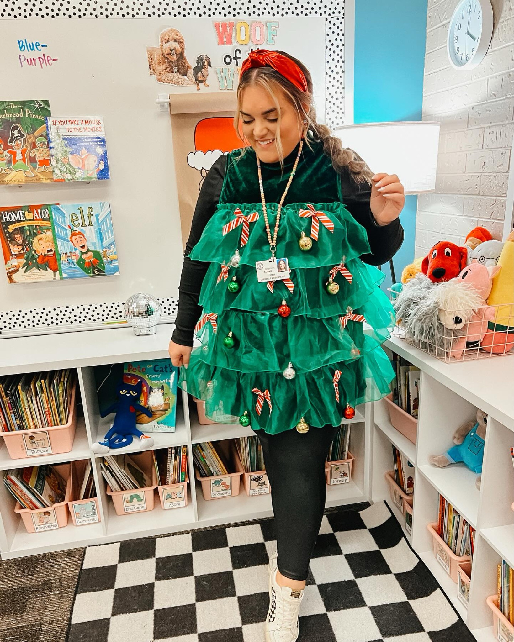 Christmas tree dress | plus curve | teacher ootd | teacher dress | teacher outfit | Christmas dress 🎄

#LTKHoliday #LTKFindsUnder50 #LTKPlusSize