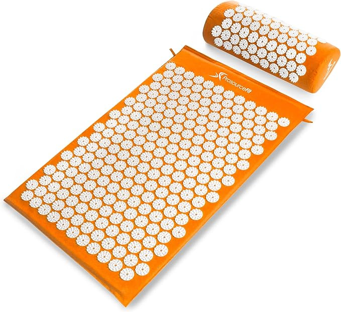 ProsourceFit Acupressure Mat and Pillow Set for Back/Neck Pain Relief and Muscle Relaxation | Amazon (US)