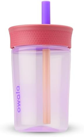Owala Kids Insulation BPA-Free Plastic Tumbler with Spill Resistant Flexible Straw, Easy to Clean... | Amazon (US)