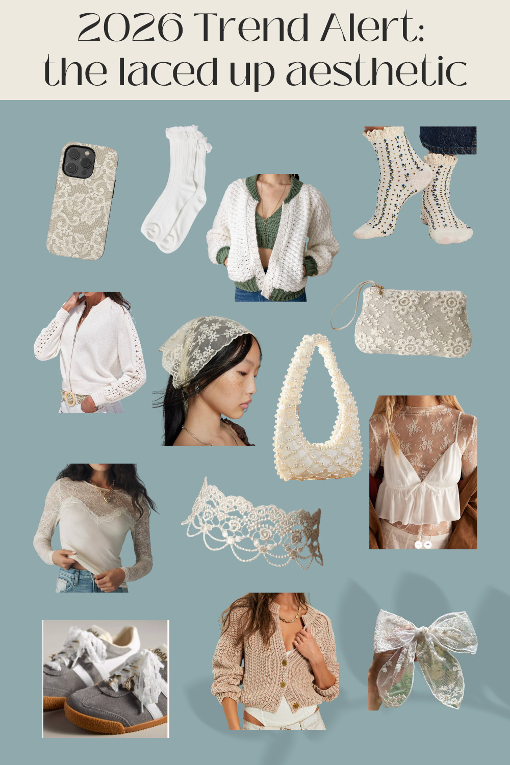 The "Laced Up" trend is officially here and I am obsessed with the texture it adds to a basic fit! 🎀 From delicate lace-trim socks to those viral crochet-collar jackets, these are the pieces you need to elevate your 2026 wardrobe. I’ve rounded up my favorite feminine, tactile finds that are perfect for layering right now.
Shop the full edit via the link in my bio! ✨#LTKtrend #LTKfashion #LaceDetails #CrochetStyle #PinterestPredicts #CoquetteAesthetic #RomanticStyle #2026Trends #StyleInspo #ShopTheLook 

 