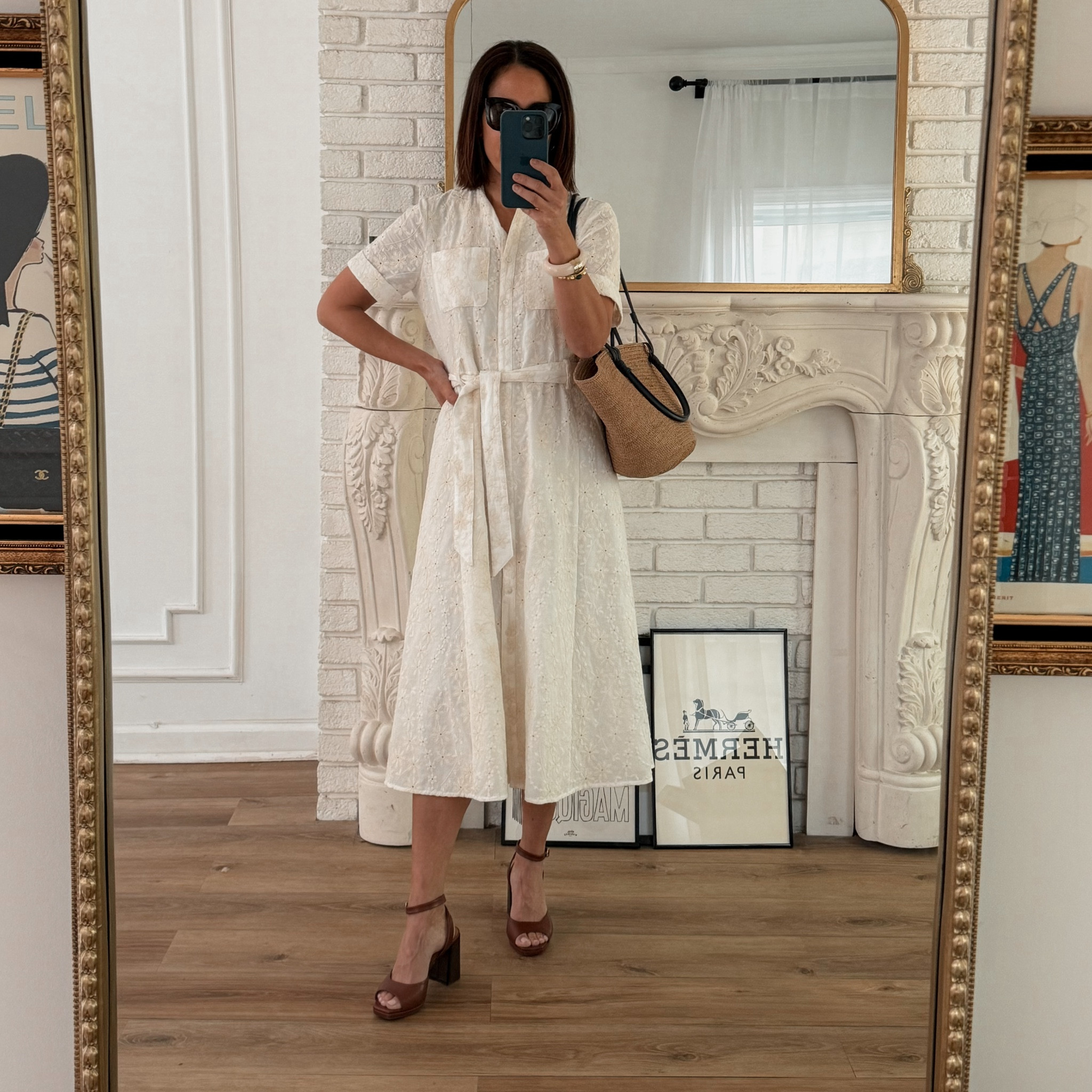 Spring Dress Outfit
Sèzane Adele Dress/ wearing size 6
Sèzane High Maxine Sandals/True to size
Sèzane Justine Basket Bag/dark natural raffia 

#LTKstyletip #LTKSeasonal