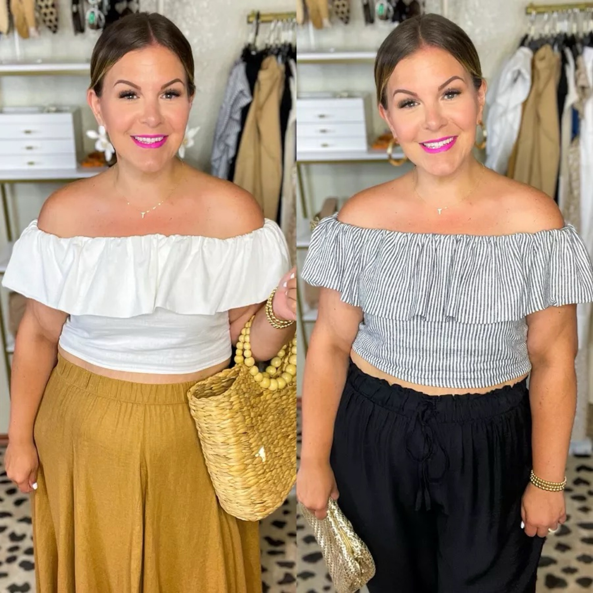One of the best tops of the summer! Wearing L on the left and XL on the right. This will be perfect to wear all the way into the start of fall! Looks so cute with pants or dresses, sizes XS-4X, $25.00
9/8

#LTKStyleTip #LTKSeasonal #LTKPlusSize